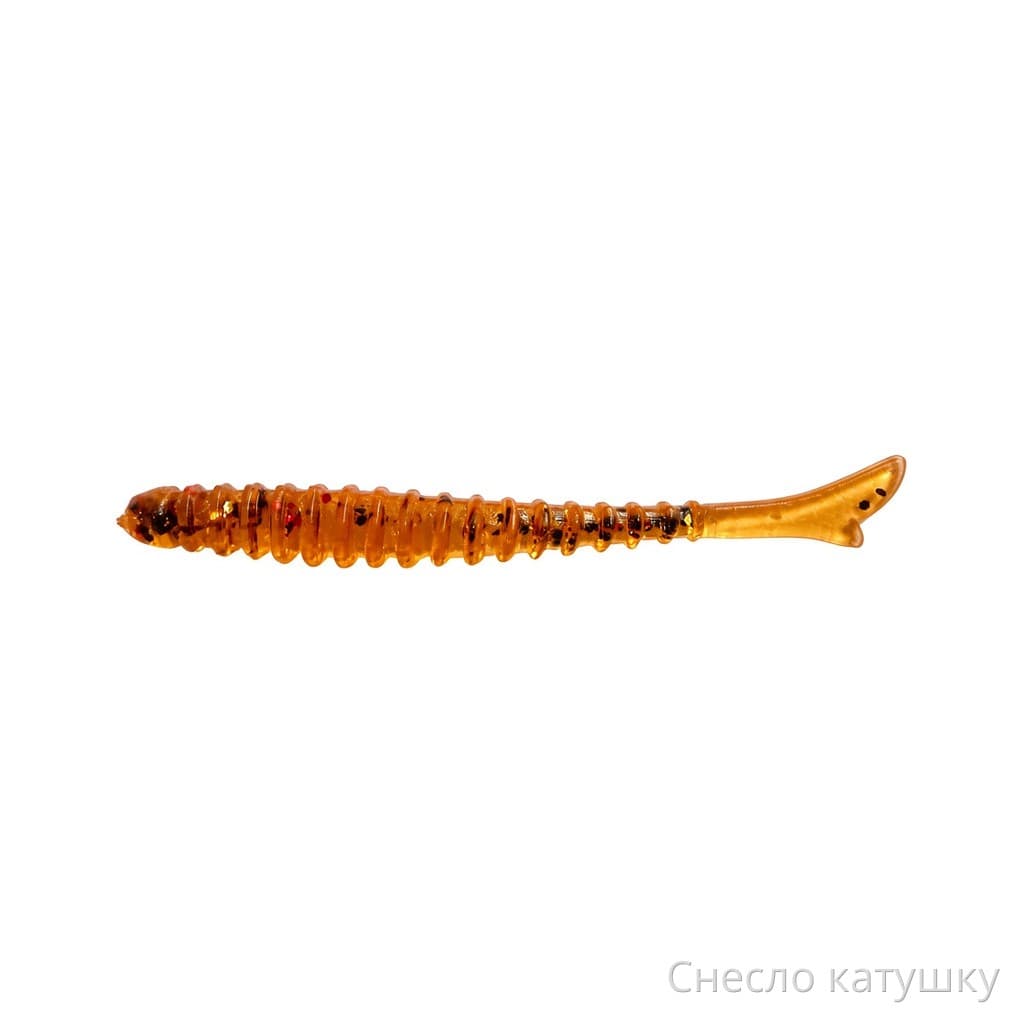 Силиконовые приманки · Fish Tail R · 1.2" (30 мм) · #10 (янтарь) UV